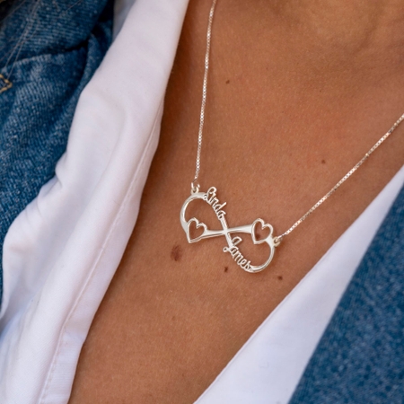 Infinity Love Pendant Necklace