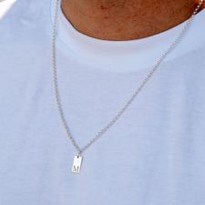 Men's Initial Necklace - Thumbnail Information
