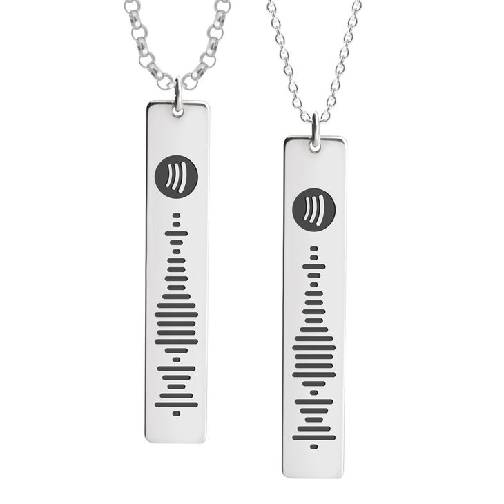 Matching Spotify Necklaces For Couples