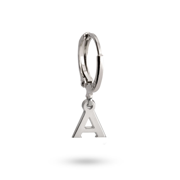 Single Dangle Earring With Initial