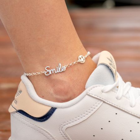 Smiley Face Anklet