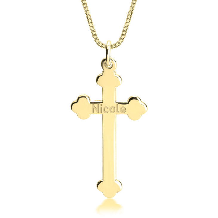 Orthodox Cross Necklace 