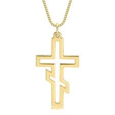 Russian Orthodox Cross Necklace