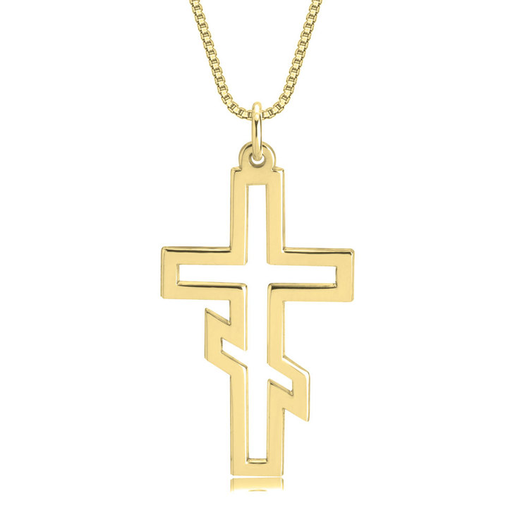 Russian Orthodox Cross Necklace