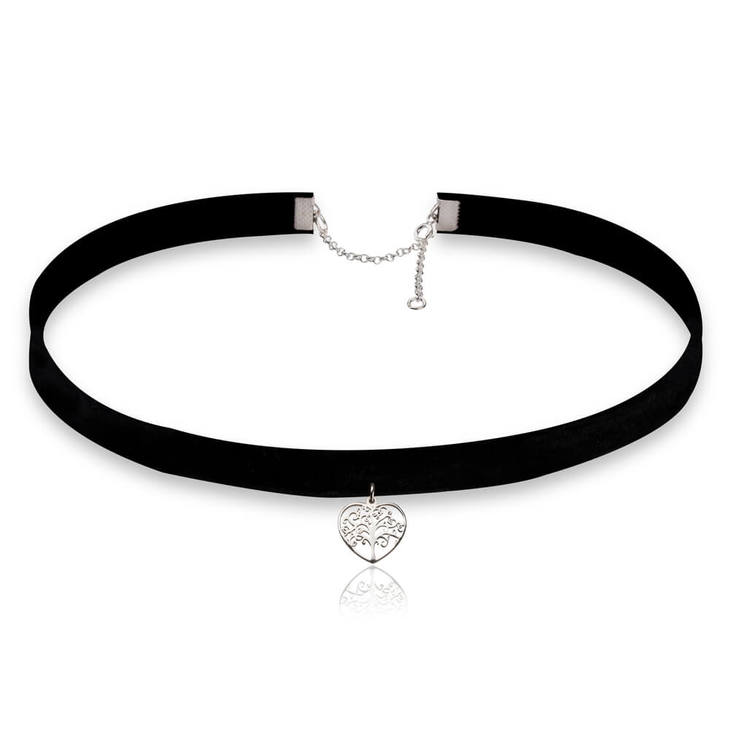 Tree of Life Heart Choker