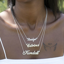 Classic Name Necklace - Thumbnail Information