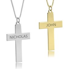 Cross Name Necklace