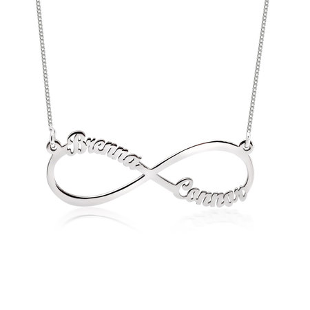 Infinity Necklace with Names