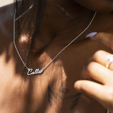 Dainty Name Necklace - Thumbnail Information