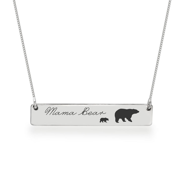 Personalized Mama Bear Necklace