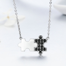 Puzzle Piece Necklace - Thumbnail 2