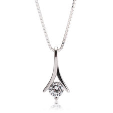 Tulip Necklace With Zirconia