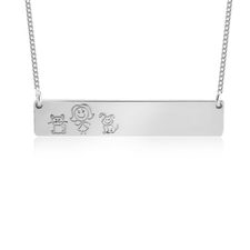 Family Bar Necklace