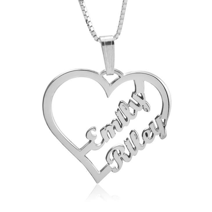 Couple Heart Necklace