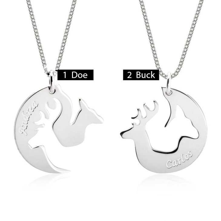 His Doe Her Buck Necklaces information