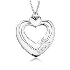 Engraved Heart Necklace