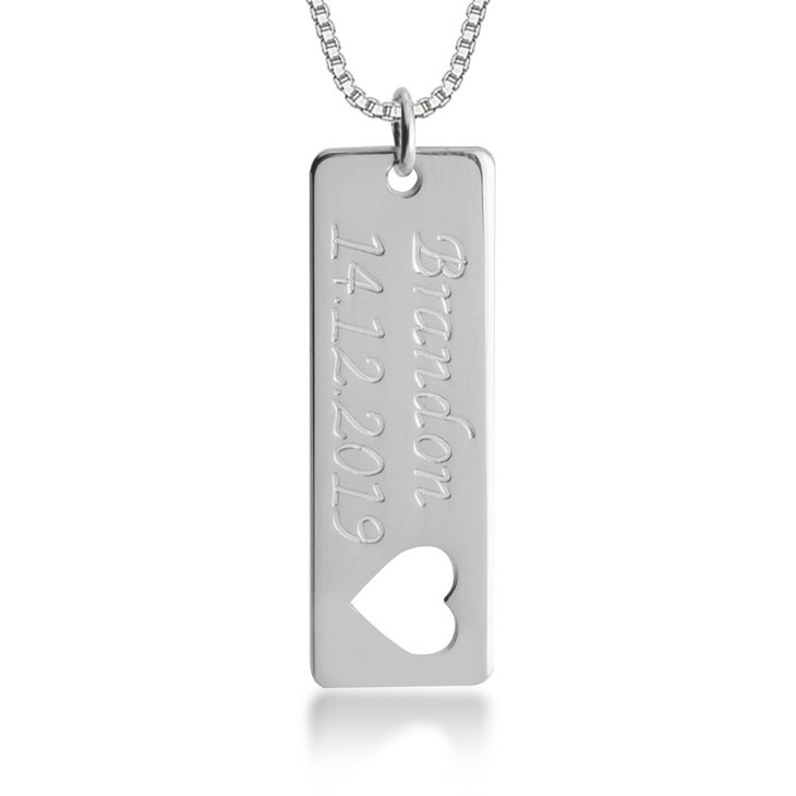 Nameplate Bar Necklace