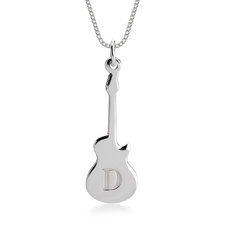 Personalized Guitar Necklace