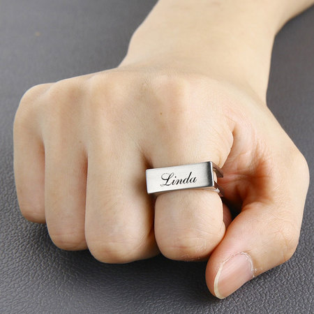 Personalized Cube Ring