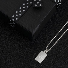 Delicate Zodiac Necklace - Thumbnail Model