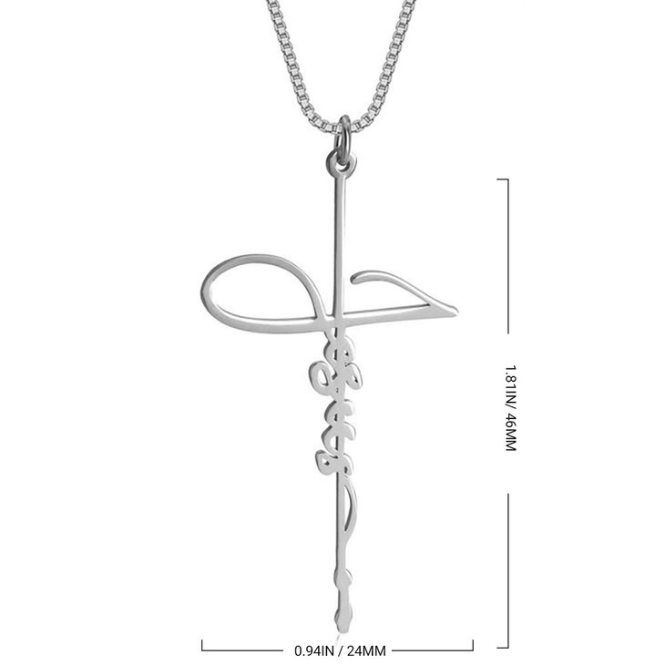 Jesus Cross Necklace information