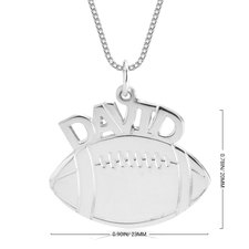 Football Name Necklace - Thumbnail Information