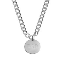 Engraved Dad Necklace