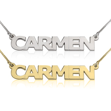 Capital Letters Name Necklace