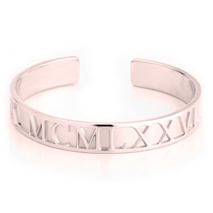Roman Numeral Bracelet Personalized