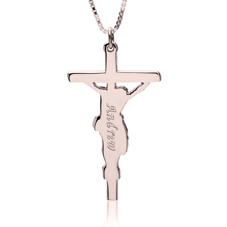 Personalized Jesus Cross Necklace