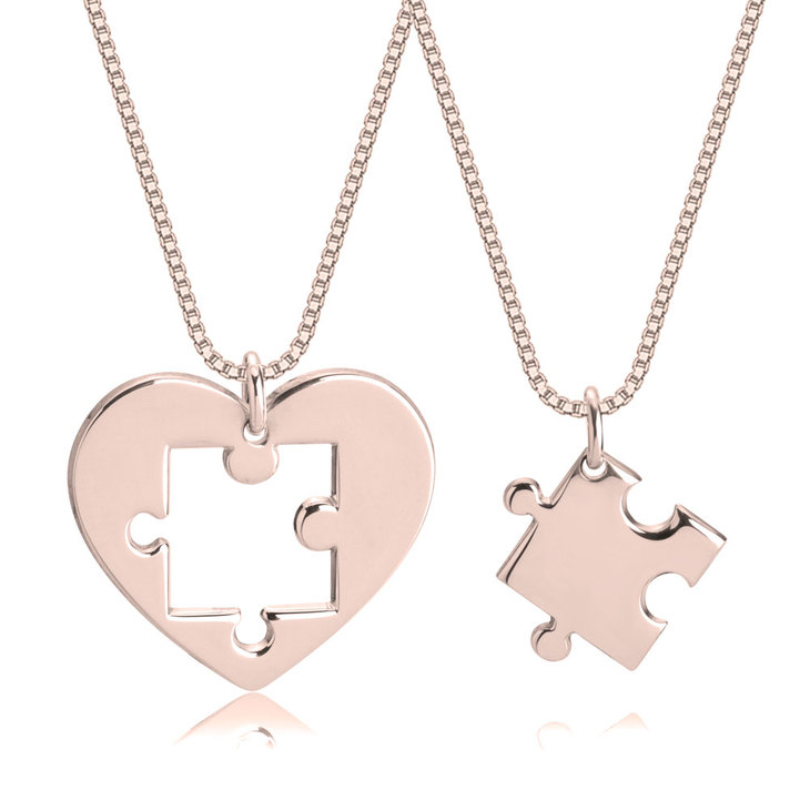 Heart Puzzle Necklace