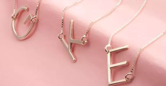 Initial Necklaces - Banner