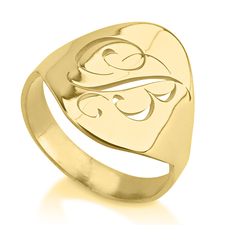 Cutout Initial Ring