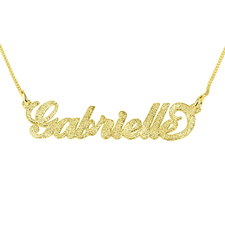 Sparkling Carrie Name Necklace