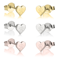 Heart Stud Earrings