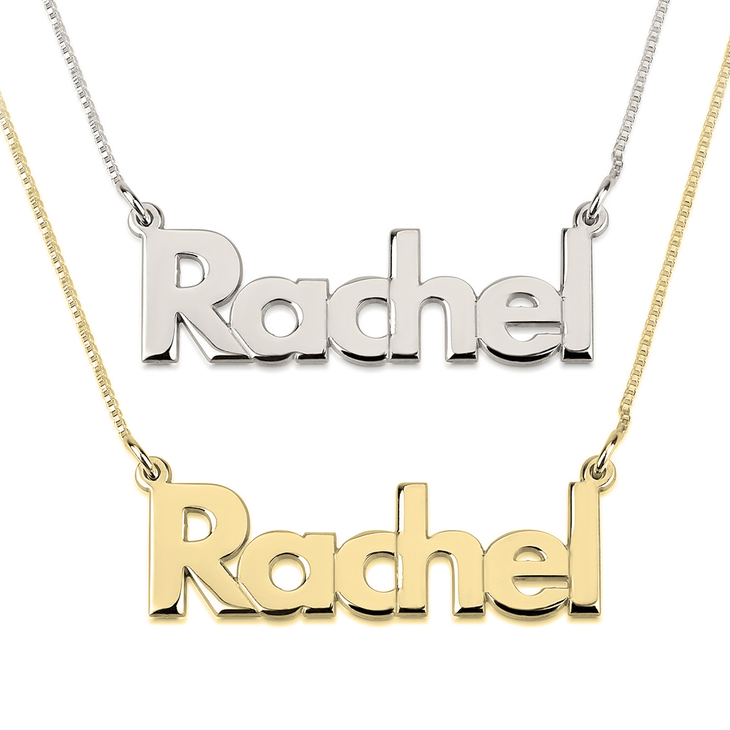 Custom Bold Name Necklace