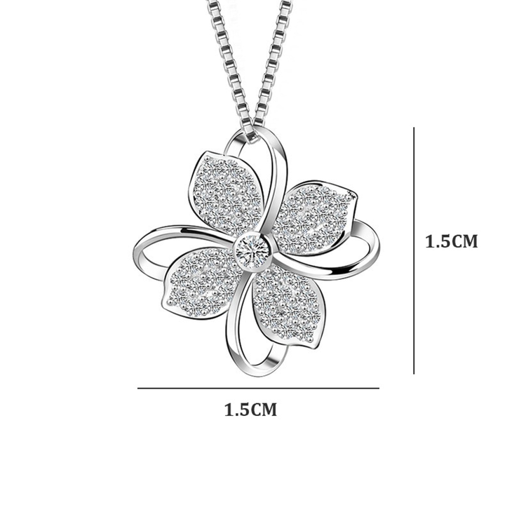 Flower Pendant Necklace - Picture 2